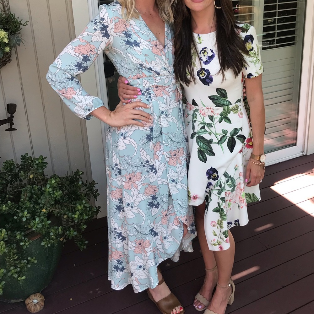 Lush Pastel Floral Maxi Dress